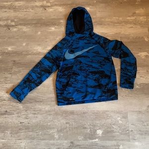 Black and blue Nike hoodie